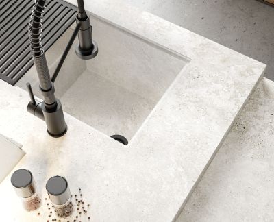 Lapidura Travertino Cross White 12Mm Porselen Tezgah (1)